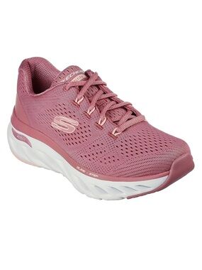 SKECHERS dark rose pink glide-step arch fit air cooled sneakers 8.5 like new